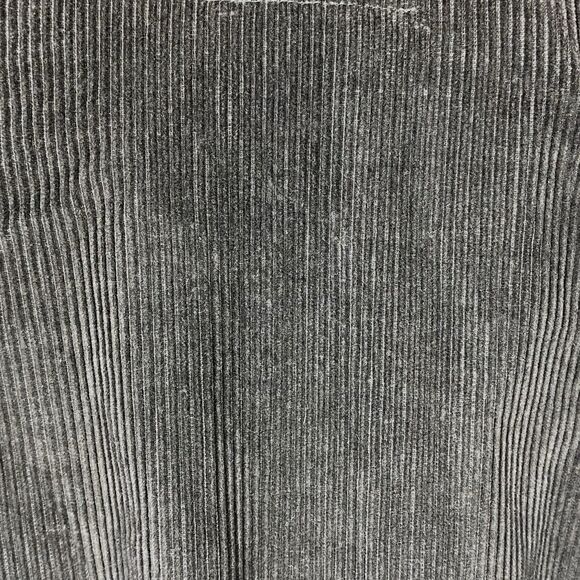 FLAX by Jeanne Engelhart Sz M Green Wide Whale Corduroy Chore Utility Coat Barn - Picture 6 of 11